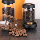 Pote a vácuo Angel & Home com vedação total, ideal para armazenar café fresco e manter o sabor por mais tempo.