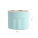 Suporte de escova de dentes e pasta em plástico, estilo simples e elegante, para organização de banheiro, da marca Angel & Home.