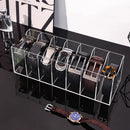 Organizador de cintos em acrílico com 5 divisórias, ideal para gravatas, acessórios e porta cintos, da marca Angel & Home.