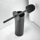 Escova de banheiro em porta de aço inoxidável escovado, suporte elegante para escovas de banheiro, marca Angel & Home
