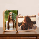 Porta Retrato Personalizado de Madeira em C - Decoração