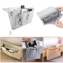 Organizador lateral de cama multifuncional Angel & Home com compartimentos para armazenamento e acessórios.