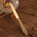 Kit de 2 peças: espátula e faca para bolo Angel & Home, ferramentas de cozinha para decorar e cortar bolos com facilidade