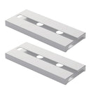 Suporte para taças de vinho Under Cabinet Angel & Home, prateleira de aço com ganchos para armazenamento de taças.