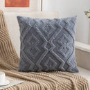 Capa de almofada de tricô para sofá decorativa de luxo, com textura aconchegante e design elegante, marca Angel & Home.