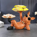 Escultura Decorativa Bulldog Moderno   Estátua de Cachorro para Sala, Quarto e Escritório - Angel & Home