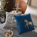 Capa de almofada 45x45 cm para sofá, decorativa de luxo da Angel & Home, com estampa elegante e tecido macio.