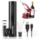 Kit Abridor Saca Rolhas a Pilhas Garrafa De Vinho Automático