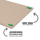 Kit Quadros Decorativo 3 peças 60x40 Mosaico MDF Trio Folhagem Folhas Abstrato Dourado Moderno Hall