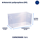 Kit Organizador Multiuso Plasútil – Guarda e Conserva para Geladeira, Despensa e Cozinha - Angel & Home