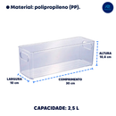 Kit Organizador Multiuso Plasútil – Guarda e Conserva para Geladeira, Despensa e Cozinha - Angel & Home