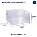 Kit Organizador Multiuso Plasútil – Guarda e Conserva para Geladeira, Despensa e Cozinha - Angel & Home