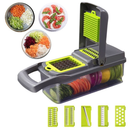 Profissional Multiuso Cozinha Slicer Aço Inox 16 em 1 Fatiador Cortador Ralador De Legumes Verduras Frutas Alimentos