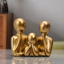 Estátua decorativa/ decoração para casa/ presentes/escultura moderna/abstrata/nórdico/gesso/familia/mae/pai/filho.