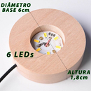 Luminária Esfera Cristal Mesa Led Planeta Enfeite Quarto Top