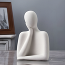Estátua decorativa de família abstrata nórdica, escultura moderna de mãe, pai e filho, para decoração de ambientes.