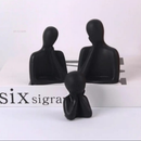 Estátua decorativa/ decoração para casa/ presentes/escultura moderna/abstrata/nórdico/gesso/familia/mae/pai/filho.