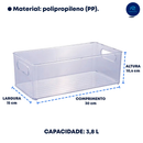 Kit Organizador Multiuso Plasútil – Guarda e Conserva para Geladeira, Despensa e Cozinha - Angel & Home