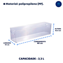 Kit Organizador Multiuso Plasútil – Guarda e Conserva para Geladeira, Despensa e Cozinha - Angel & Home