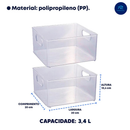 Kit Organizador Multiuso Plasútil – Guarda e Conserva para Geladeira, Despensa e Cozinha - Angel & Home