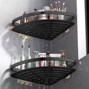 Kit Suporte de Canto Porta Shampoo Prateleira Para Banheiro Cantoneira Organizador com Adesivo