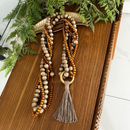Colar de Mesa Decorativo em madeira Barroco grosso madeira decoração sala rack aparador 6 camadas