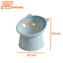 Comedouro Bebedouro Elevado Anti Engasgo Pet Gato Cachorro Kit e Unidade