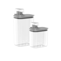 Kit Dispenser Organizador para Lavanderia em Acrílico – Rotina Prática e Lavanderia Sempre em Ordem (2,3L + 1,5L) - Angel & Home
