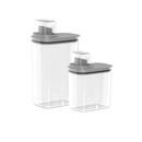 Kit Dispenser Organizador para Lavanderia em Acrílico – Rotina Prática e Lavanderia Sempre em Ordem (2,3L + 1,5L) - Angel & Home