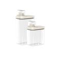 Kit Dispenser Organizador para Lavanderia em Acrílico – Rotina Prática e Lavanderia Sempre em Ordem (2,3L + 1,5L) - Angel & Home