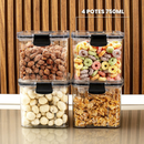 Kit de Potes Herméticos Porta-Mantimentos – Despensa Organizada e Alimentos Mais Frescos no Dia a Dia - Angel & Home