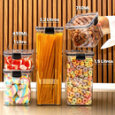 Kit de Potes Herméticos Porta-Mantimentos – Despensa Organizada e Alimentos Mais Frescos no Dia a Dia - Angel & Home