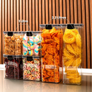 Monte seu Kit Pote Hermético Porta Mantimentos Organizadores de Cozinha Dispensa Armário Alimentos