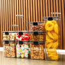 Monte seu Kit Pote Hermético Porta Mantimentos Organizadores de Cozinha Dispensa Armário Alimentos