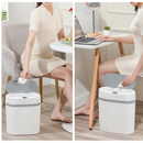 Lixeira Automática Knock 12L – Sem Toque, Sensor Infravermelho e Tampa para Cozinha, Banheiro, Escritório e Quarto
