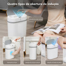 Lixeira Automática 12L com Sensor Infravermelho – Sem Toque para Cozinha e Banheiro - Angel & Home