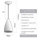 Kit 3 Vegas Pendentes Lustre Estilo Arandela Modelo Bala preto/cobre Envio imediato Casa e Decoração
