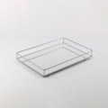 Bandeja Decorativa Espelhada com Base em Metal  – Organização e Sofisticação - Angel & Home
