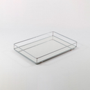 Bandeja Decorativa Espelhada com Base em Metal  – Organização e Sofisticação - Angel & Home