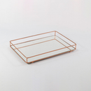 Bandeja Decorativa Espelhada com Base em Metal  – Organização e Sofisticação - Angel & Home