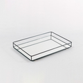 Bandeja Decorativa Espelhada com Base em Metal  – Organização e Sofisticação - Angel & Home