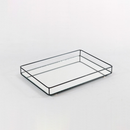 Bandeja Decorativa Espelhada com Base em Metal  – Organização e Sofisticação - Angel & Home