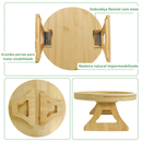 Suporte Porta Copos Apoio Para Braço de Sofá Bandeja de Bambu Impermeabilizado 25cm