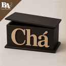 Porta Sachê De Chá Em MDF Vintage Cozinha
