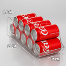 Kit 2 Organizador Porta Latas Geladeira Dispenser Acrilico Suporte Multiuso Armário Cozinha Dispensa