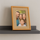 Kit 2 Porta Retratos Tecido Trançado Mdf 10x15 & 15x20 - Collection