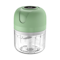 Mini processador elétrico de alimentos portátil Angel & Home com design compacto e USB, ideal para praticidade na cozinha.