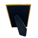 KIT PORTA RETRATOS DOURADO 10x15 METAL LUXO BRILHANTE DECORAÇÃO QUARTO, SALA, ESCRITÓRIO