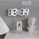 Relógio Digital 3D LED De Parede e Mesa Design Moderno Luz Noturna Decoração