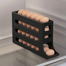 Porta Ovos 4 Andares Organizador Geladeira Suporte Bandeja Dispenser Deslizante Rolante - Angel & Home
